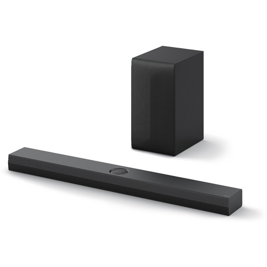 LG Electronics DS70TY.ADEULLK Soundbar Fekete Vezeték nélküli mélysugárzóval, Dolby Atmos®, Nagyfelbontású hang, Fali rögzítés, Bluetooth, WLAN (DS70TY.ADEULLK)