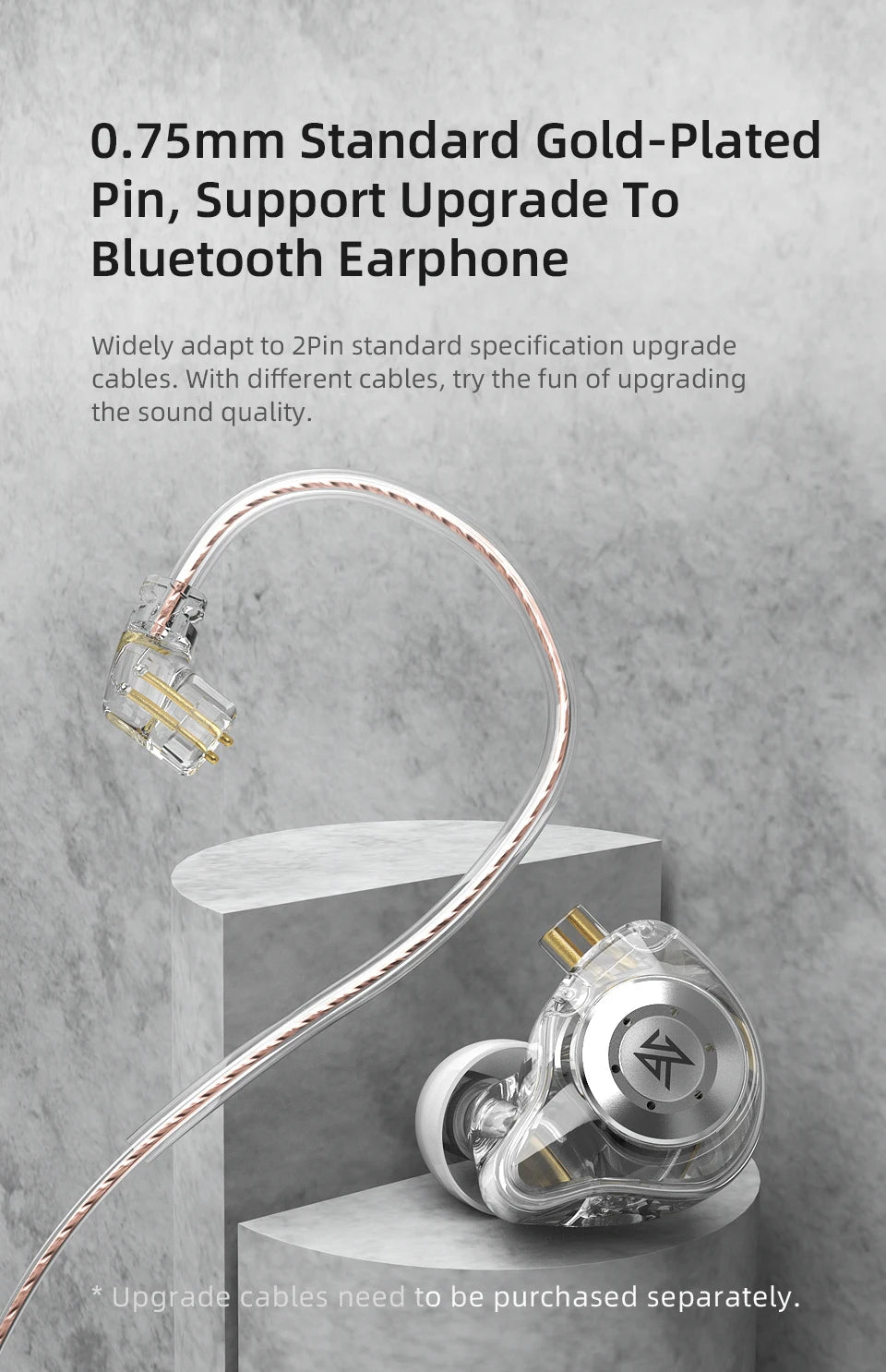 KZ EDX Pro Earphones Dynamic In Ear Monitor HiFi Wired Headphones Bass Stereo Game Music Earplugs Noice Cancelling Headset