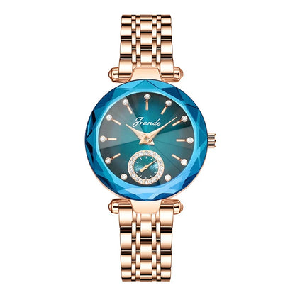 GRANDE 2021 New Gold Watch Women Watches Ladies Creative Steel Women's Bracelet Watches Female Clock Relogio Feminino H7570L