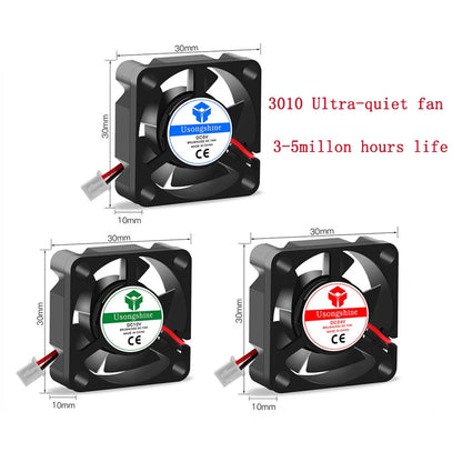 Cooling Fan 3010 4010 5010 5V/12V/24V DC Brushless fan for radiator cooler 3D Pinter Parts