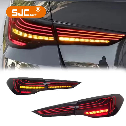 SJC Auto Car Parts LED Tail Lights for BMW4 Series G22 G82 2018-2022 Auto Car Accessories New CSL Style Turn Signal Rear Lights
