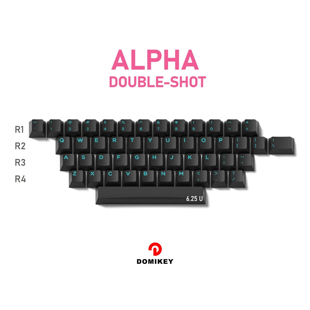 Domikey Miami Night Cherry Profile abs doubleshot keycap for mx keyboard poker 87 104 gh60 xd64 xd68 xd84 BM60 BM65 BM68 BM80