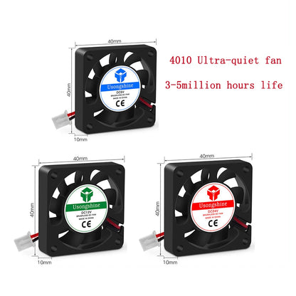 Cooling Fan 3010 4010 5010 5V/12V/24V DC Brushless fan for radiator cooler 3D Pinter Parts