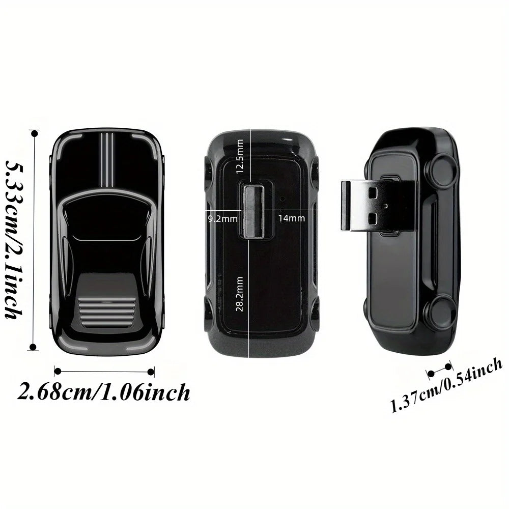 2-in-1 car CarPlay equipped with color ambient lights, plug and play, voice control, suitable for 90% of vehicle models
