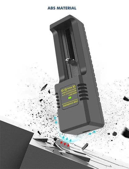 1/2 Slots 18650 Charger 3.7V-4.2V Rechargeable Li-ion Battery Charger Lithium Batteries Charging Adapter For 18650 26650 14500