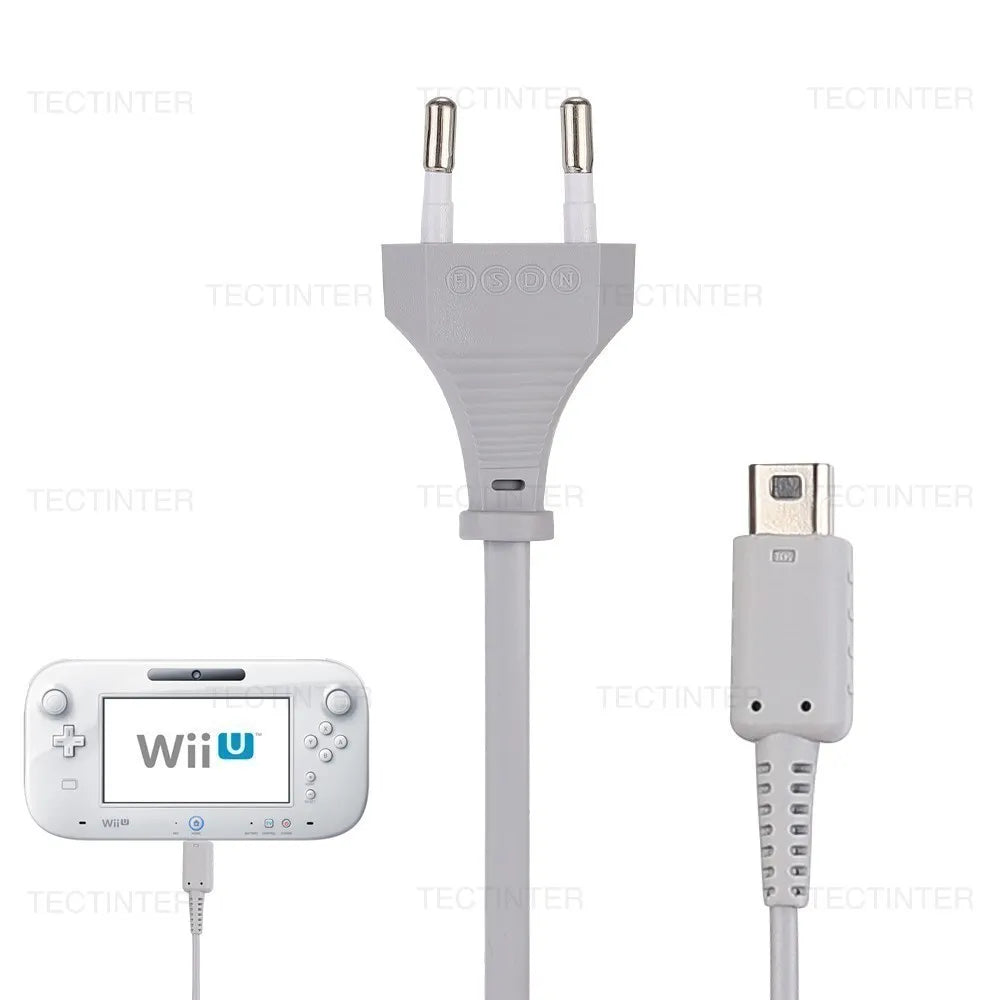 AC Charger Adapter for Nintendo Wii U Gamepad Charging Cable Controller Joystick EU Plug Home Wall Power Supply for WiiU Pad