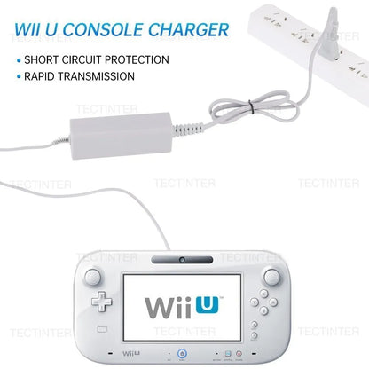 AC Charger Adapter for Nintendo Wii U Gamepad Charging Cable Controller Joystick EU Plug Home Wall Power Supply for WiiU Pad