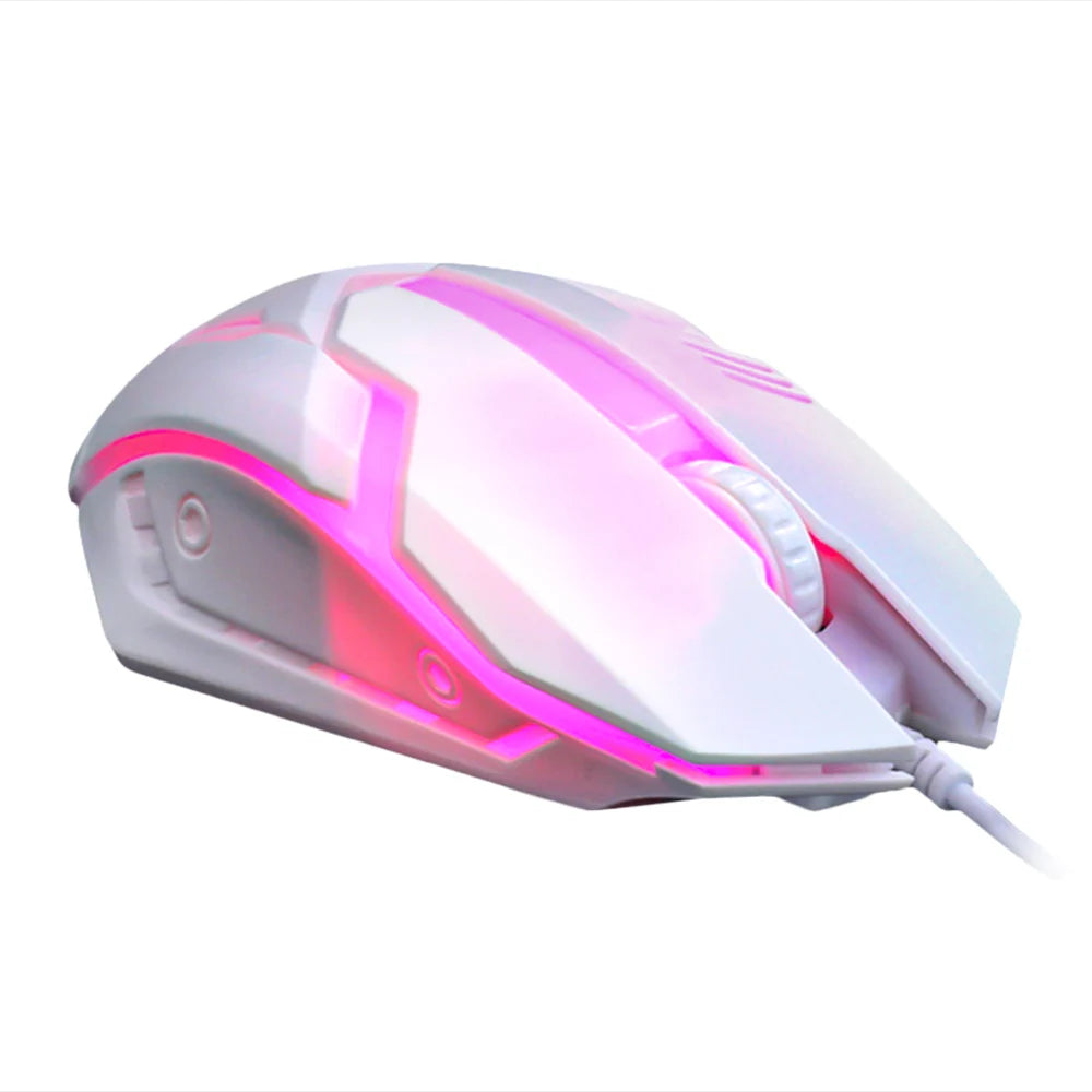 Limei S1 E Sports LED Luminous Backlit Wired Mouse USB Wired For Desktop Laptop Mute Office Computer Gaming Mouse