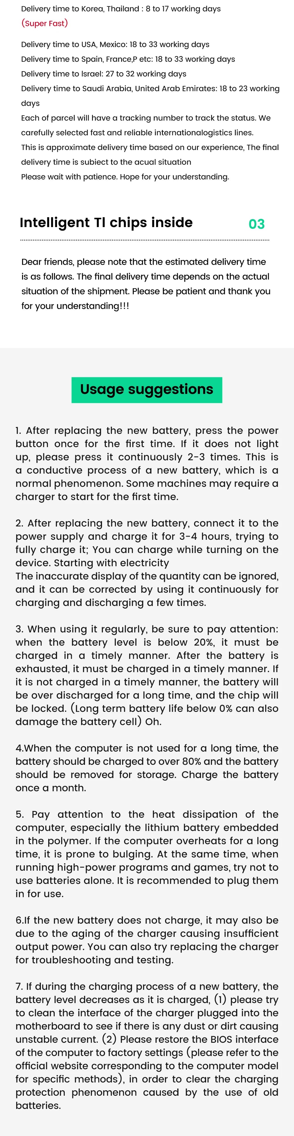 Keyuan R13B02W 5230Mah New Laptop Battery for Xiaomi R13B01W R13B02W Notebook Mi Air 13.3 12.5 Pro 15.6 inch Series