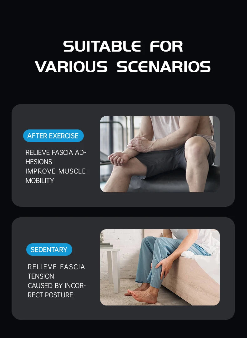 BOOSTER Pro Massage Tool Portable Deep Fascial Massager for Ultra-targeted Pain Relief Vibrating Muscle Massage Gun for Professi
