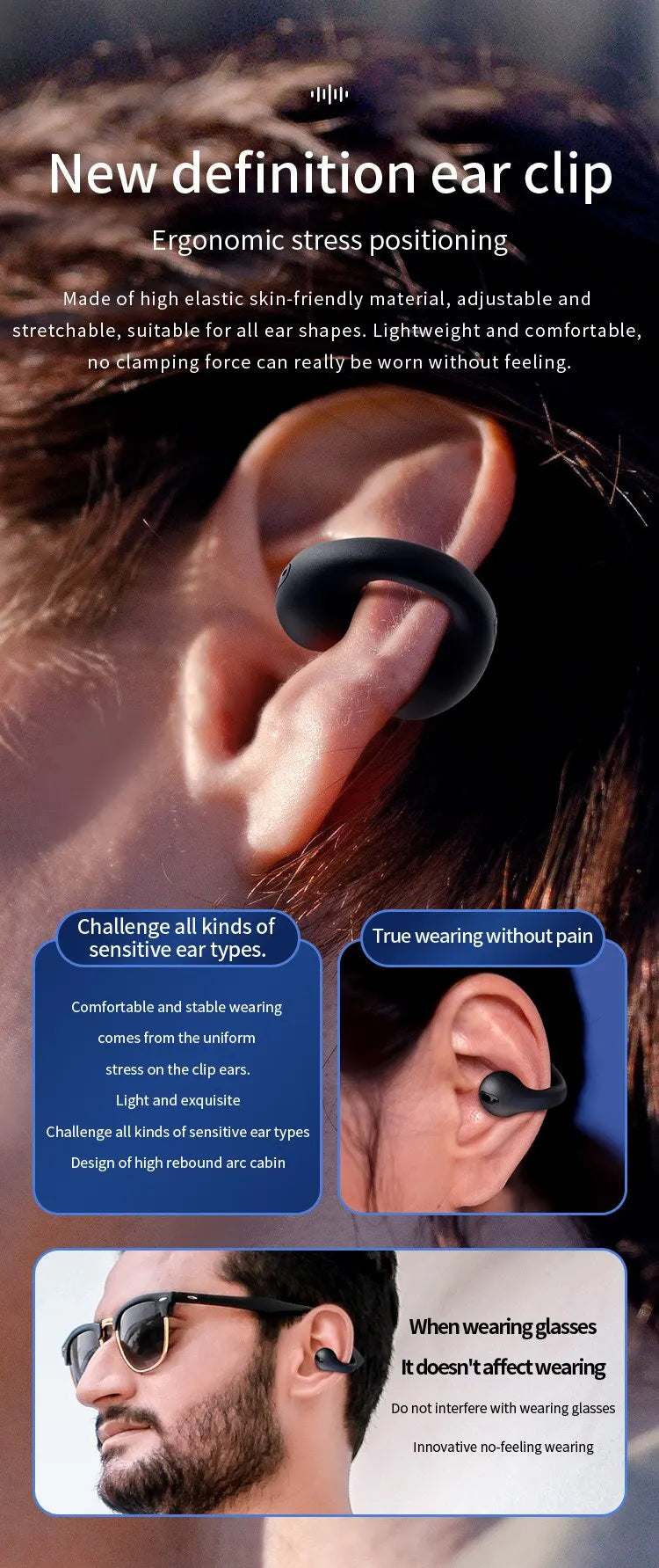 T75 Wireless Bluetooth Earphones Headphones Outdoor Sports Headset 5.3 With Charging Bin Display Touch Control Earbuds for Muisc