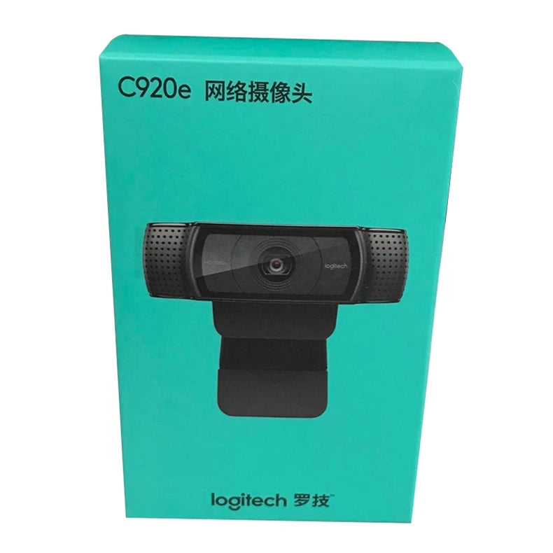 Logitech C920e HD Pro Webcam Widescreen Video Chat Recording USB Smart 1080p Web Camera For Computer C920 Upgrade Version CMOS