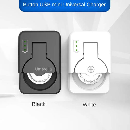 Hotest Mini Button Bettery Charger Smart Type-C Rechargeable Lithium LIR2032 LIR2450 4.2V Protable Battery Charger