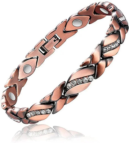 Healing Healthy Copper Magnetic Bracelet for Men Arthritis Pain Relief Bio-Energy Blood Pressure Bracelet Health Bangle Jewelry