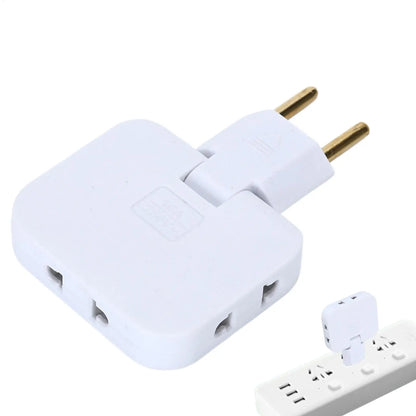 3 Way Outlet Adapters Multiple Outlet Splitter 2500W Multifunctional Space Saving Portable 180 Degree Rotating Tip Flat