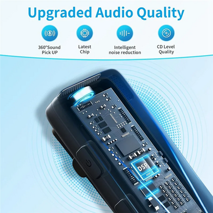 ELECT-Clip On Phone Microphone Mini Wireless Lapel Lavalier Microphone Noise-Canceling USB C Microphone