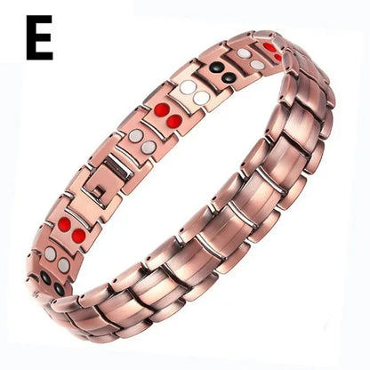 Healing Healthy Copper Magnetic Bracelet for Men Arthritis Pain Relief Bio-Energy Blood Pressure Bracelet Health Bangle Jewelry