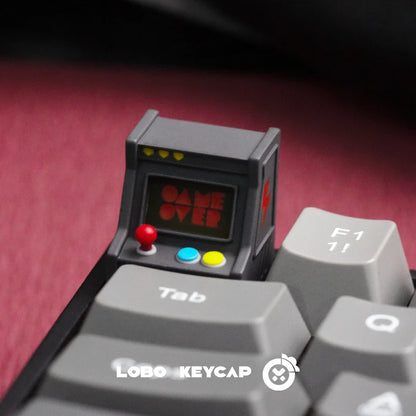 Original Retro Game Console Translucent Keycaps Arcade Mechanical Keyboard Accessory Kawaii ESC Replacement Keycap Single Resin