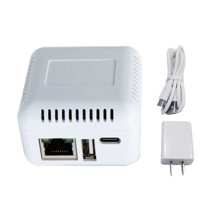 1pc NP330 Network USB 2.0 Print Server USB2.0 Mini Printer Server 100Mbps RJ45 LAN Connection for Androids Phones Computer