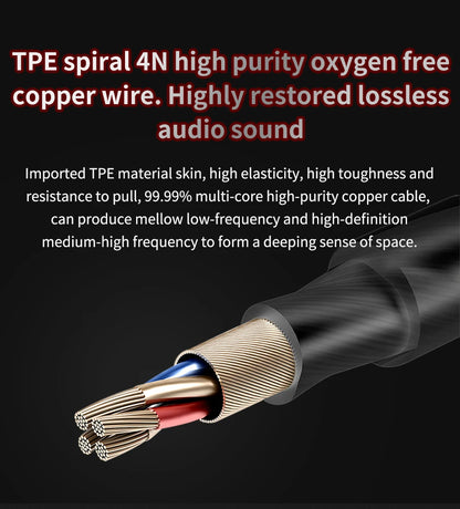 Original QKZ AK6 In Ear Earphone 6 Dynamic Driver Unit Headphone With Mic Stereo Sports HIFI Subwoofer Headset Monitor Earbuds
