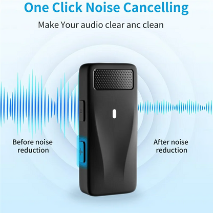 ELECT-Clip On Phone Microphone Mini Wireless Lapel Lavalier Microphone Noise-Canceling USB C Microphone