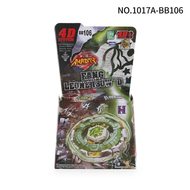 BB28 to BB114 Styles 4D Metal Fusion Spinning Top Battling Game Gift Toys(random parts)