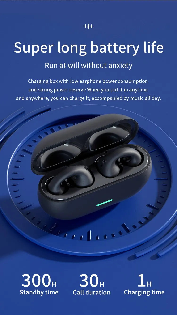 T75 Wireless Bluetooth Earphones Headphones Outdoor Sports Headset 5.3 With Charging Bin Display Touch Control Earbuds for Muisc