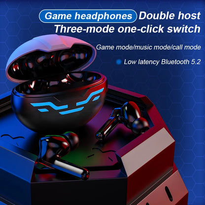 Wireless Bluetooth Gaming Earbuds with Touch Control - TWS In-Ear Stereo Hi-Tech Headphones for Esports & Mobile Games 