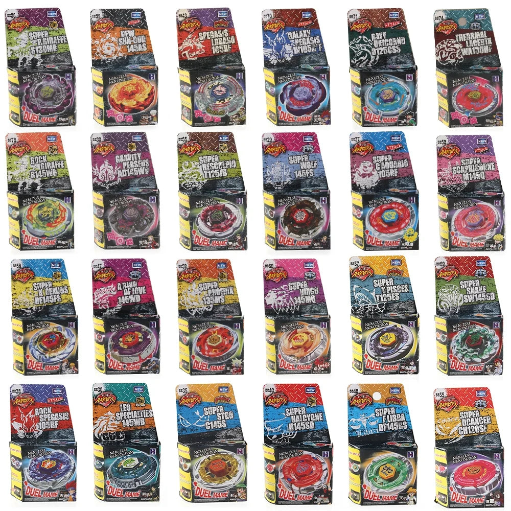 BB28 to BB114 Styles 4D Metal Fusion Spinning Top Battling Game Gift Toys(random parts)