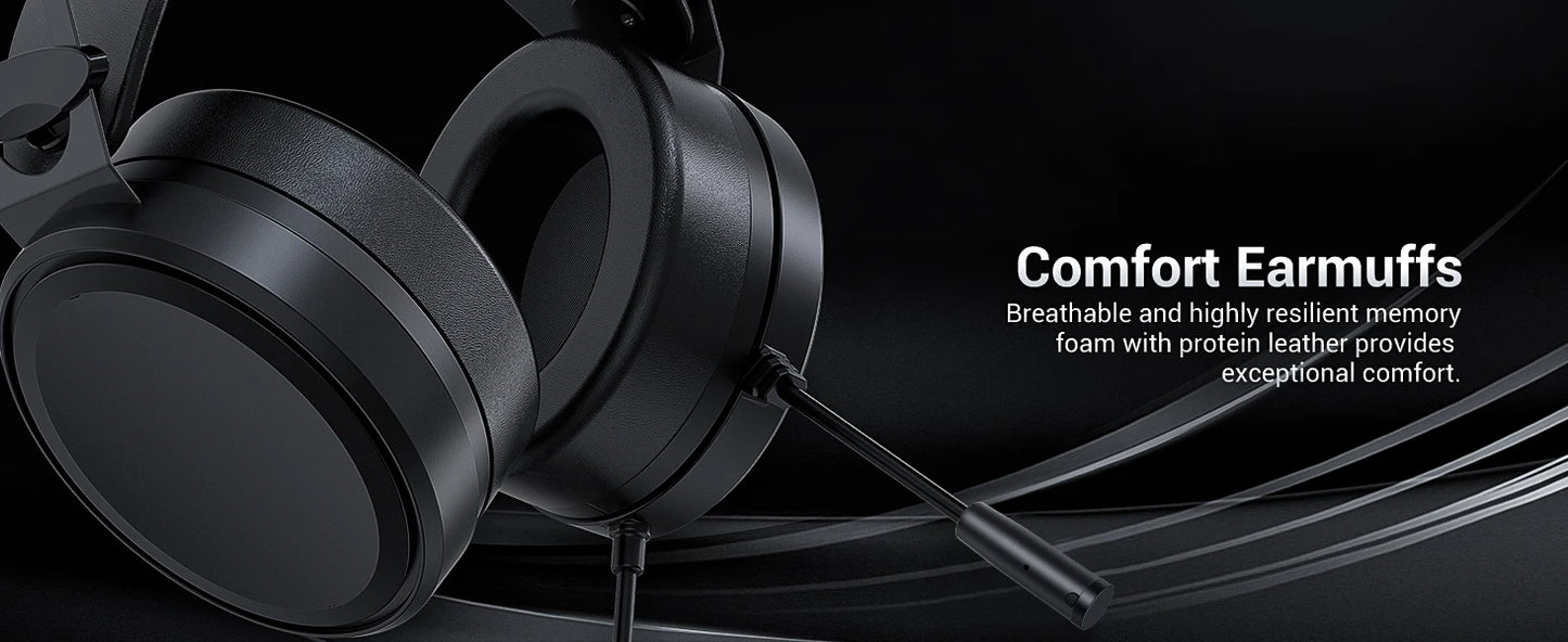 NUBWO N7 Gaming Headsets for PS4/PS5/Switch/Xbox One Wired Gaming Headphones with Noise Canceling Mic Over Ear Gaming Headphones