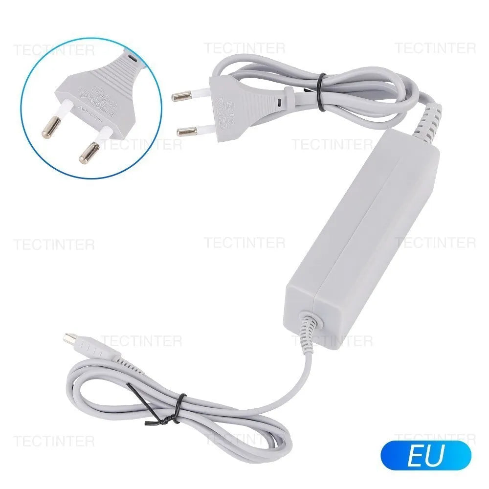 AC Charger Adapter for Nintendo Wii U Gamepad Charging Cable Controller Joystick EU Plug Home Wall Power Supply for WiiU Pad