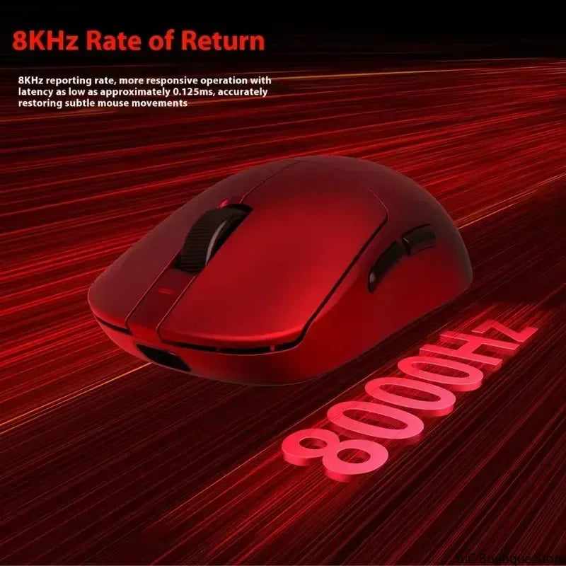 Aula V9 Ultra Wireless Gaming Mouse Custom Esports Design Dual 8K 3 Mode PAW3950 Sensor 55g Lightweight Ergonomic Accessory