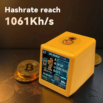NMMiner NM TV Smart TV 1060KH/s better Nerdminer v2 ESP32 BTC SOLO Lottery Miner & Smart gift home silent Desktop Clock