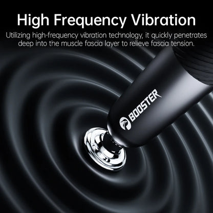 BOOSTER Pro Massage Tool Portable Deep Fascial Massager for Ultra-targeted Pain Relief Vibrating Muscle Massage Gun for Professi