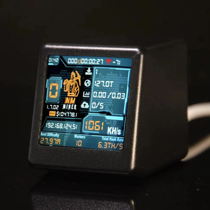 2025 Latest Nerdminer V2 1060KH/S Wi-Fi Connect Bitcoin Lottery Miner Low Power Consumption Home Use