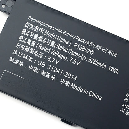 Keyuan R13B02W 5230Mah New Laptop Battery for Xiaomi R13B01W R13B02W Notebook Mi Air 13.3 12.5 Pro 15.6 inch Series