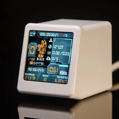 2025 Latest Nerdminer V2 1060KH/S Wi-Fi Connect Bitcoin Lottery Miner Low Power Consumption Home Use