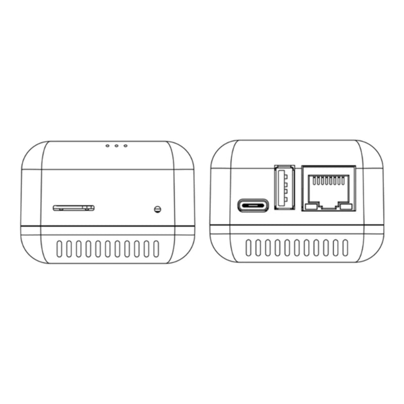 1pc NP330 Network USB 2.0 Print Server USB2.0 Mini Printer Server 100Mbps RJ45 LAN Connection for Androids Phones Computer