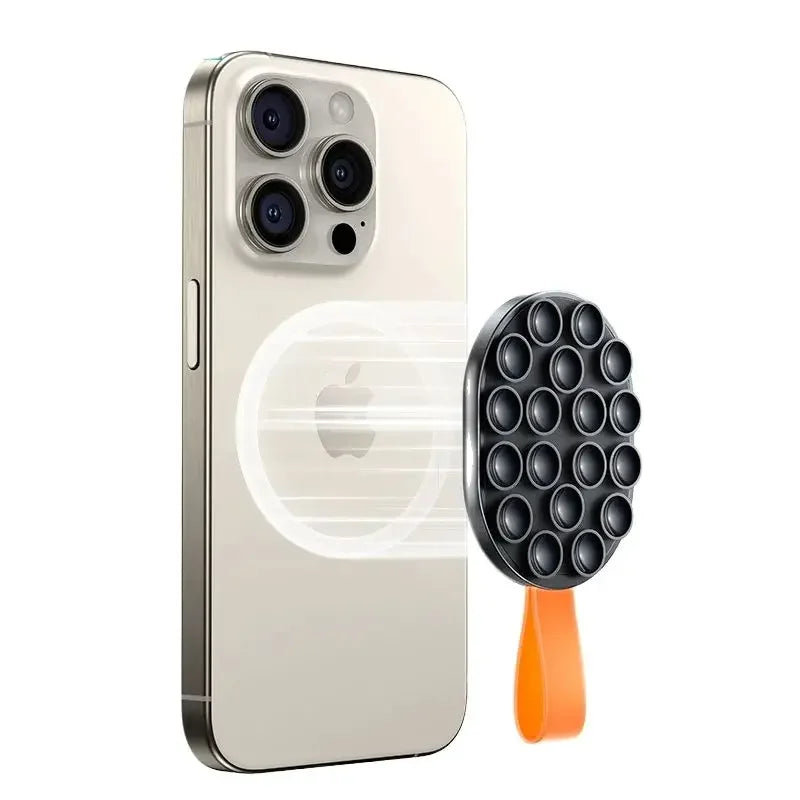Joyroom Upgraded Magnetic Suction Cup Phone Mount Mirror Shower Silicone Suction Phone Case Grip Holder For iPhone JR-ZS393-S