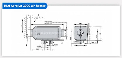 Car 2kw 12v 24v 24v Auto Parking Heater Parking Air Heater Parking Heater