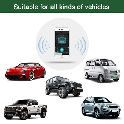 The original car comes with a one-click start system upgrade APP remote start function Central lock induction anti-theft system