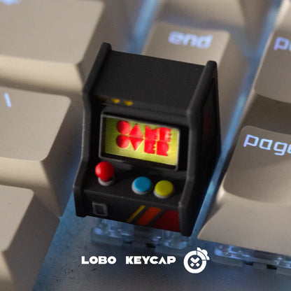 Original Retro Game Console Translucent Keycaps Arcade Mechanical Keyboard Accessory Kawaii ESC Replacement Keycap Single Resin