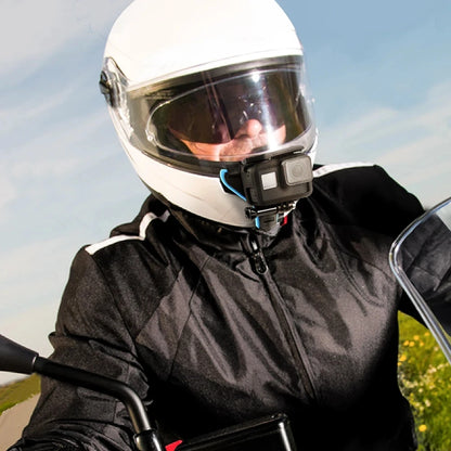 Motorcycle Helmet Phone Stand Mount Holder For GoPro Hero 12 10 9 8 7 Action Sports Camera Holder Motorcycle Camera Accessories