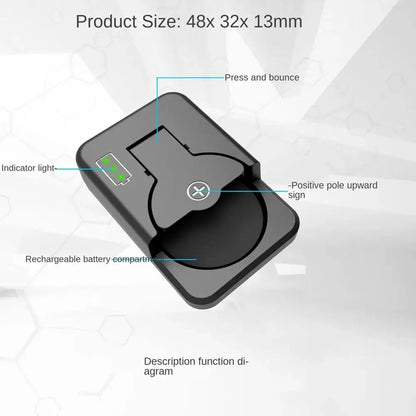 Hotest Mini Button Bettery Charger Smart Type-C Rechargeable Lithium LIR2032 LIR2450 4.2V Protable Battery Charger