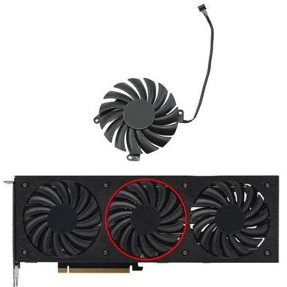 CF-12910S DC 12V 0.35A RTX3080 3070TI gpu fan for Inno3D RTX 3080 3070 Ti X3 OC graphics card Fan