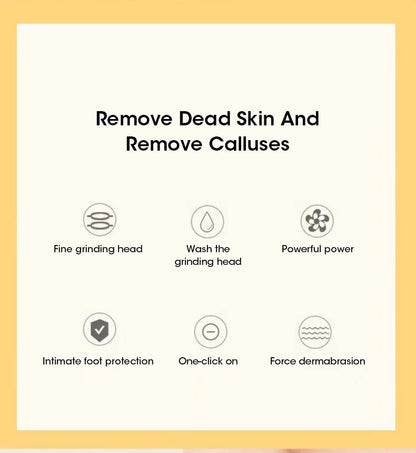 Electric Foot Grinder Automatic Foot Callus Rubbing Pedicure Dead Skin Callus Remover for Foot Rechargeable Foot Beauty Machine