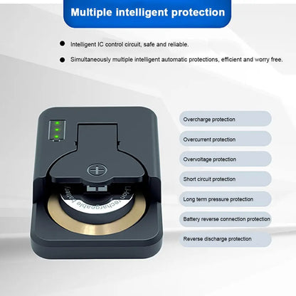 Hotest Mini Button Bettery Charger Smart Type-C Rechargeable Lithium LIR2032 LIR2450 4.2V Protable Battery Charger