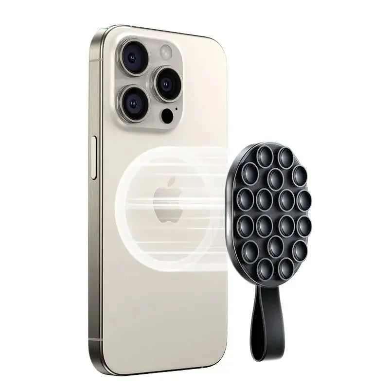 Joyroom Upgraded Magnetic Suction Cup Phone Mount Mirror Shower Silicone Suction Phone Case Grip Holder For iPhone JR-ZS393-S