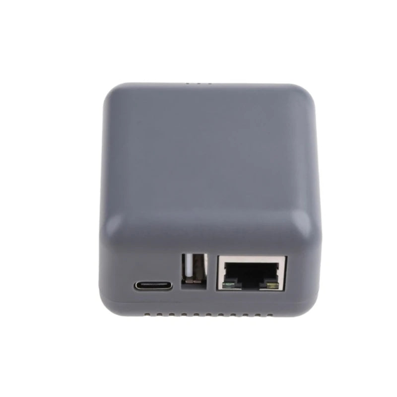 1pc NP330 Network USB 2.0 Print Server USB2.0 Mini Printer Server 100Mbps RJ45 LAN Connection for Androids Phones Computer