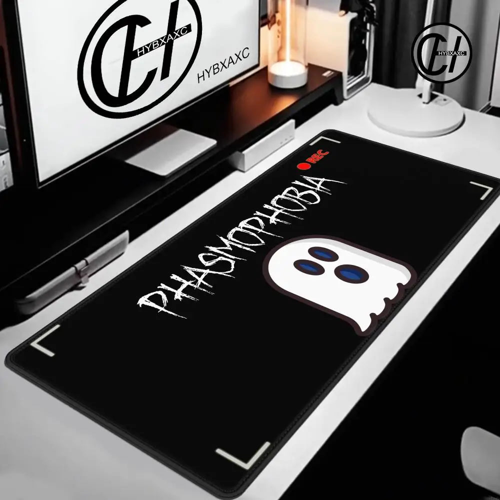 Mouse Pad Non-Slip Rubber Edge locking mousepads Game play mats Multiplayer horror game Phasmophobia for notebook PC computer
